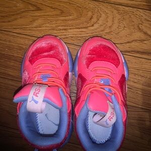 Puma Kids Vibrant Pink and Blue Sneakers 7C US